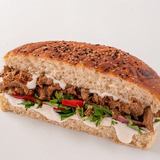 Домашна Питка  с телешка шаварма