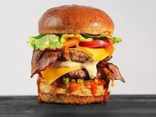 Бургер МЕНЮ Дабл Трабл  (ФРI+ПЕПСI)