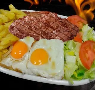 Plato Combinado De Bistec