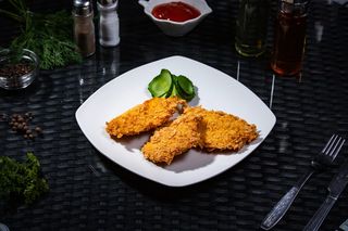 Snitel in crusta de cereale