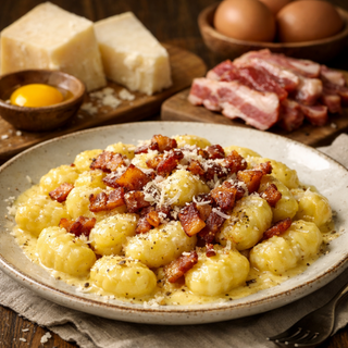 Gnocchi alla carbonara - 420g
