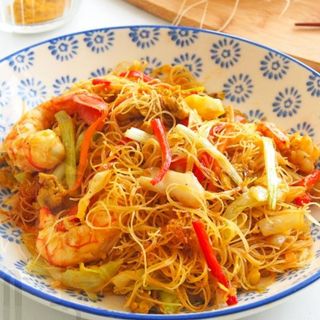 Fideos estilo a la plancha