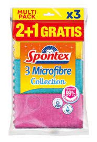 Spontex Microfiber Cloth X3