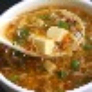 Hot and sour soup  with chicken 