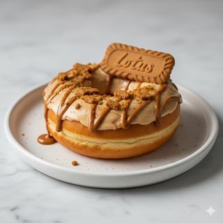 Donut casero de Lotus