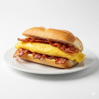 Bocadillo De Tortilla De Beicon