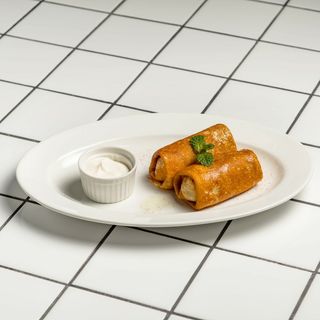 Блины с творогом