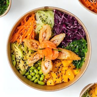 Poké Saumon Crevettes