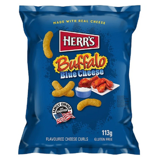 Herr´s Cheese Curls Blue Cheese Buffalo 113 G