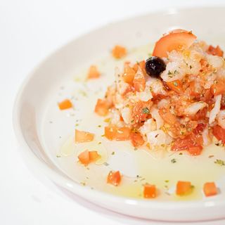 Ensalada De Carpaccio de bacalao