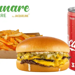 Meniu double clasic smash burger
