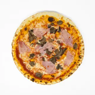Cotto e funghi