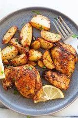 Wedges + Pan Fried Chicken