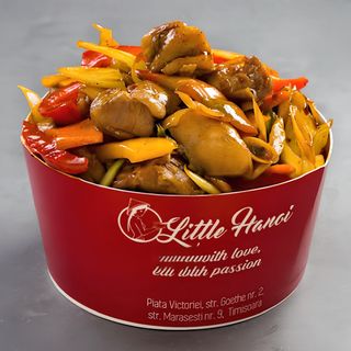 GA XAO SA OT - Pui cu lemongrass și ardei