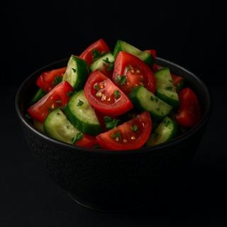 Salata de rosii si castraveti 200g