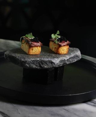 Pincho  da Vazia com Molho Tartufo