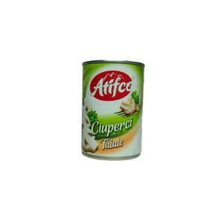 Ciuperci atifco cutie taiate 400gr