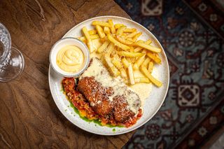 Шницель из цыпленка с томатами(370г)