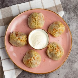 Манты с говядиной (5шт.)