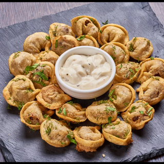 Жареные пельмешки