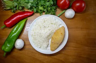 Котлета по Киевски с рисом