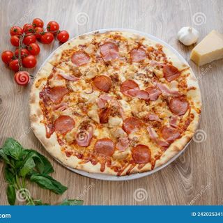 Pizza De Prosciutto De Pollo (Large)