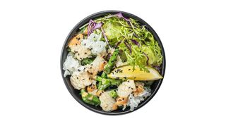 Боул с кальмарами XL