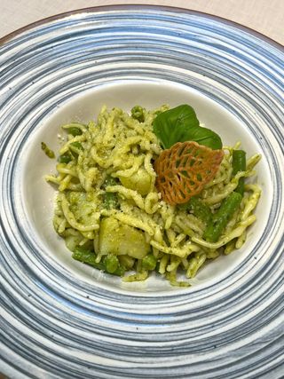 Trofie alla genovese con patate e fagiolini