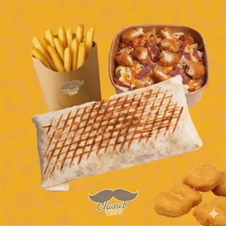 1 tacos au choix + 1 bowl poulet pané + 4 snacks