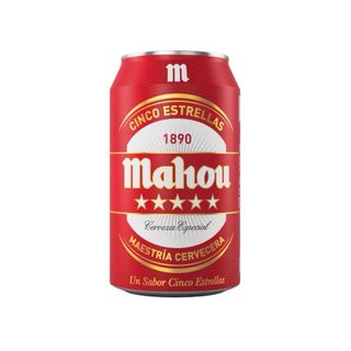 Cerveza Mahou 5 Estrellas (330 Ml.)