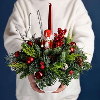 Aranjament de Craciun Rosu