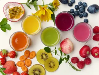 Batido en leche de Fresa