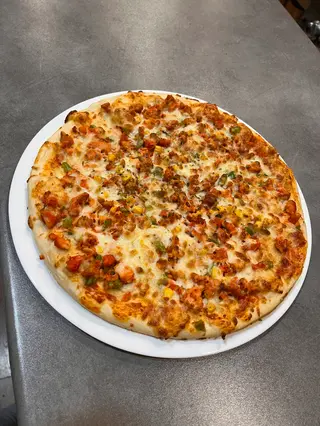 Pizza kebab pollo (30 Cm.)