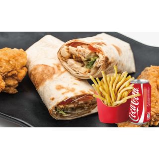 Menu B1（Chicken Wrap）