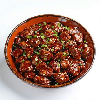 Carne estilo SiChuan con ajos tiernos