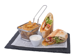 Тортила с хрупкаво пиле (400г)