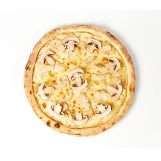 Пицца Альфредо фирменном  тесте 25 см 