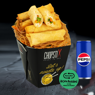 Meniu Noodles pachetele de primavara