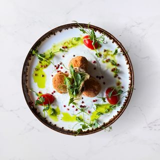 Arancini z pieczonym burakiem