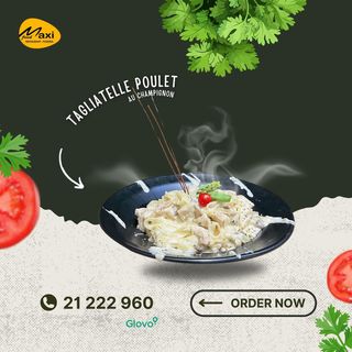 Tagliatelle Poulet champignon