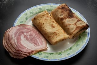 Palačinka sa suvim vratom