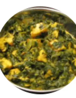 Saag prawns