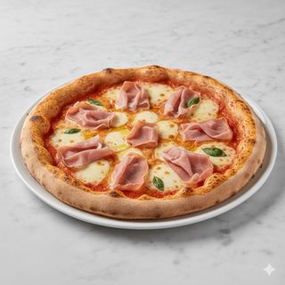 Pizza de jamón york