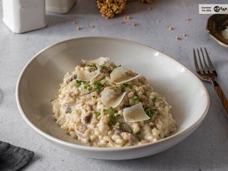 Risotto de setas y parmesano
