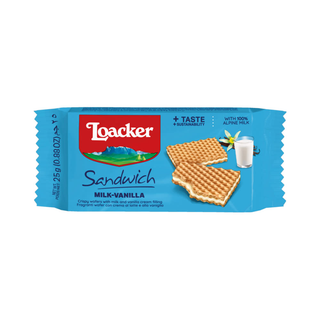 Wafelek Mleczno-waniliowy - Loacker - Włoskie Ciasteczka
