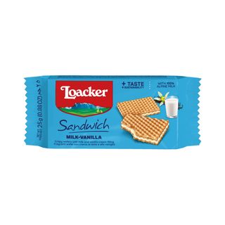 Wafelek Mleczno-waniliowy - Loacker - Włoskie Ciasteczka