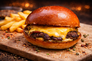 Special Garlic Burger(smashed)