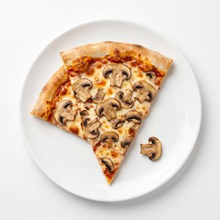 Pizza De Champiñones Porción