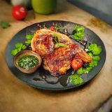 1/2 Poulet Avec frites +Salade +Sauce