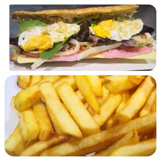 Combo Bocata Vegetal y patatas